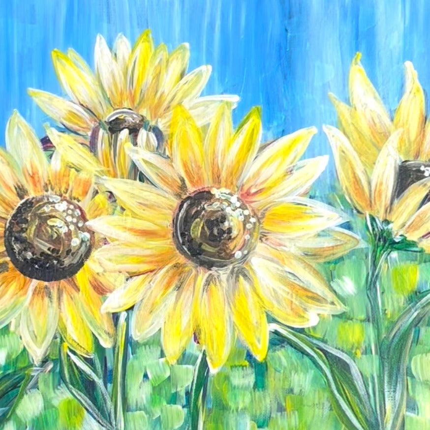 Bright Sunflower Field