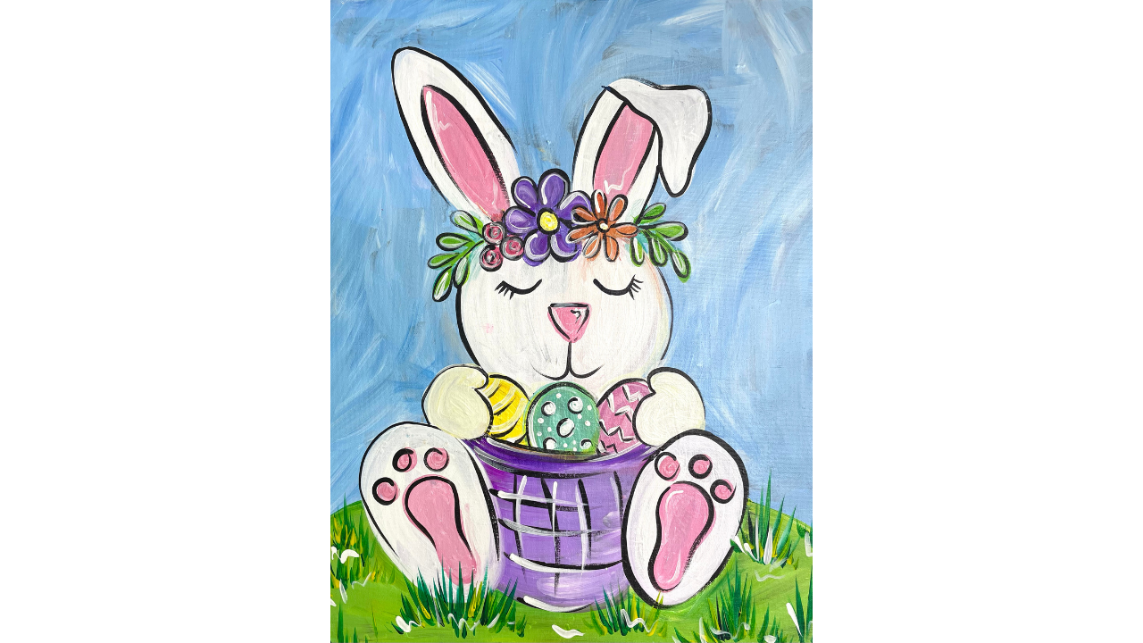 Floral Easter Bunny